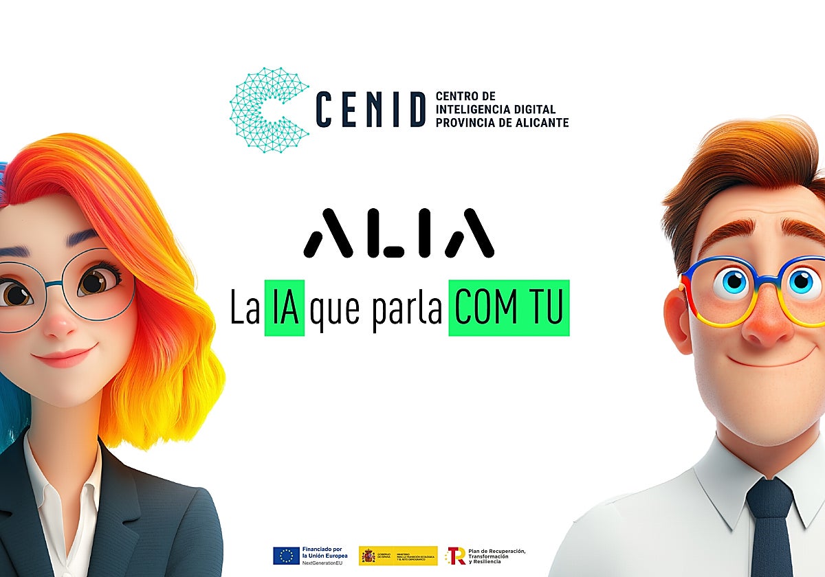 Cartel divulgador del proyecto ALIA de CENID
