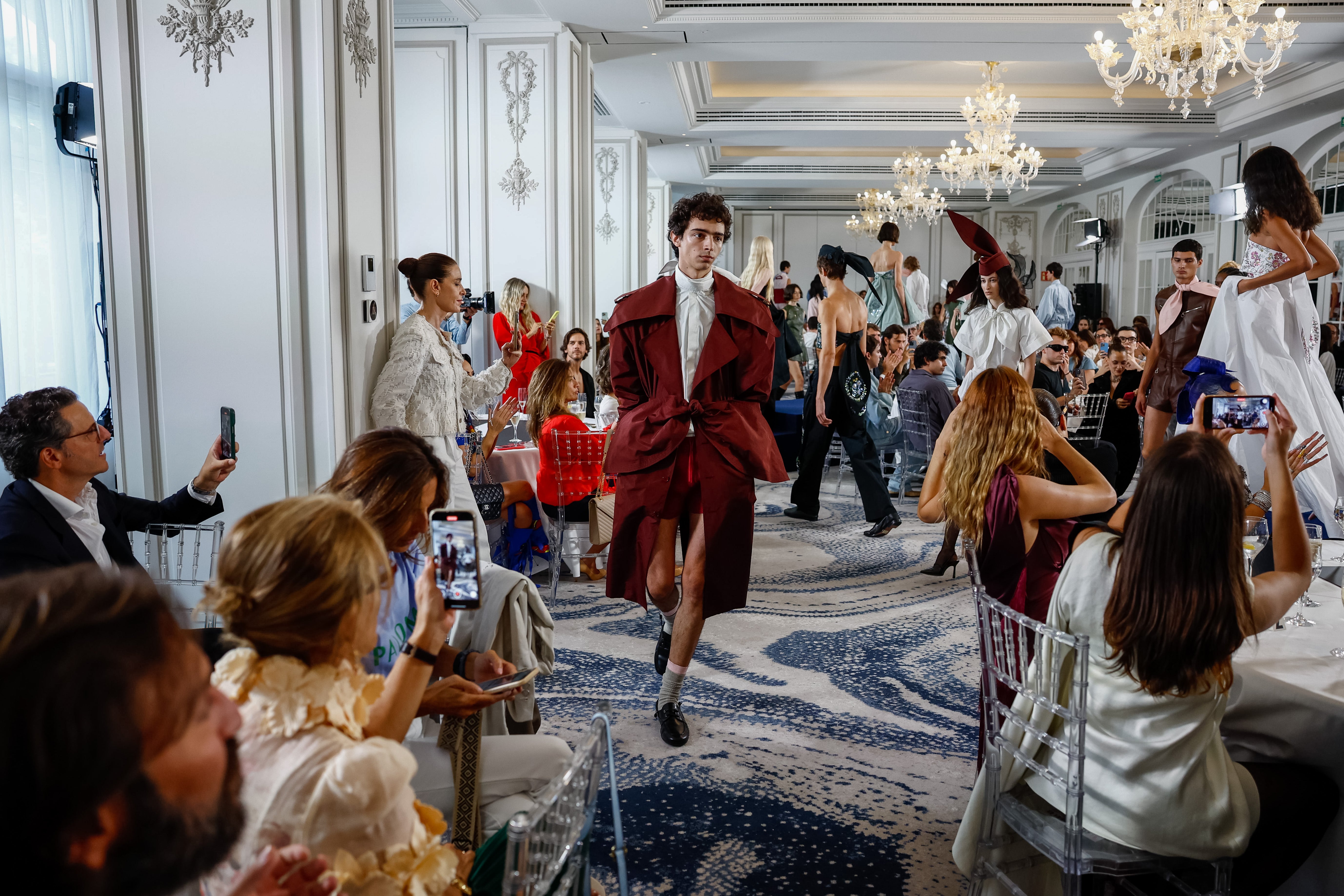 Las imágenes del deslumbrante desfile de Palomo Spain en la Fashion Week de Madrid