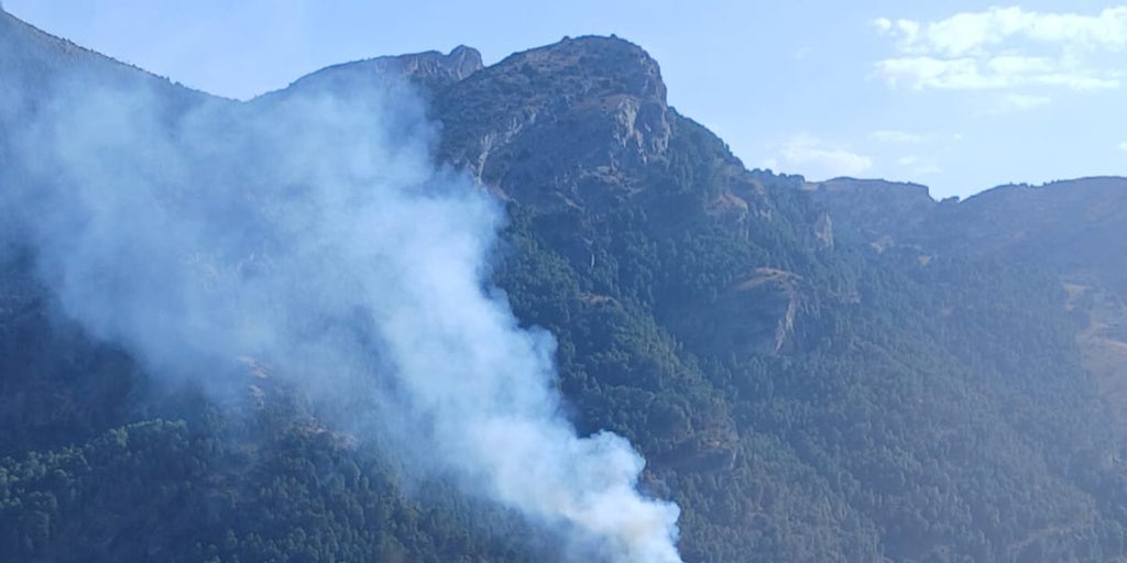 Registrado un incendio forestal en la Sierra de Cazorla en alerta por riesgo extremo