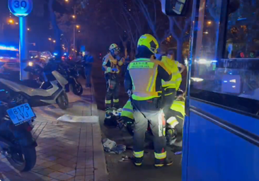 Herido grave un hombre tras ser atropellado por un autobús urbano en el Paseo de la Castellana