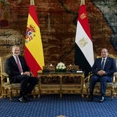 El Rey denuncia ante Al Sisi «el brutal e inaceptable sufrimiento» en Gaza y respalda el plan de reconstrucción impulsado por Egipto