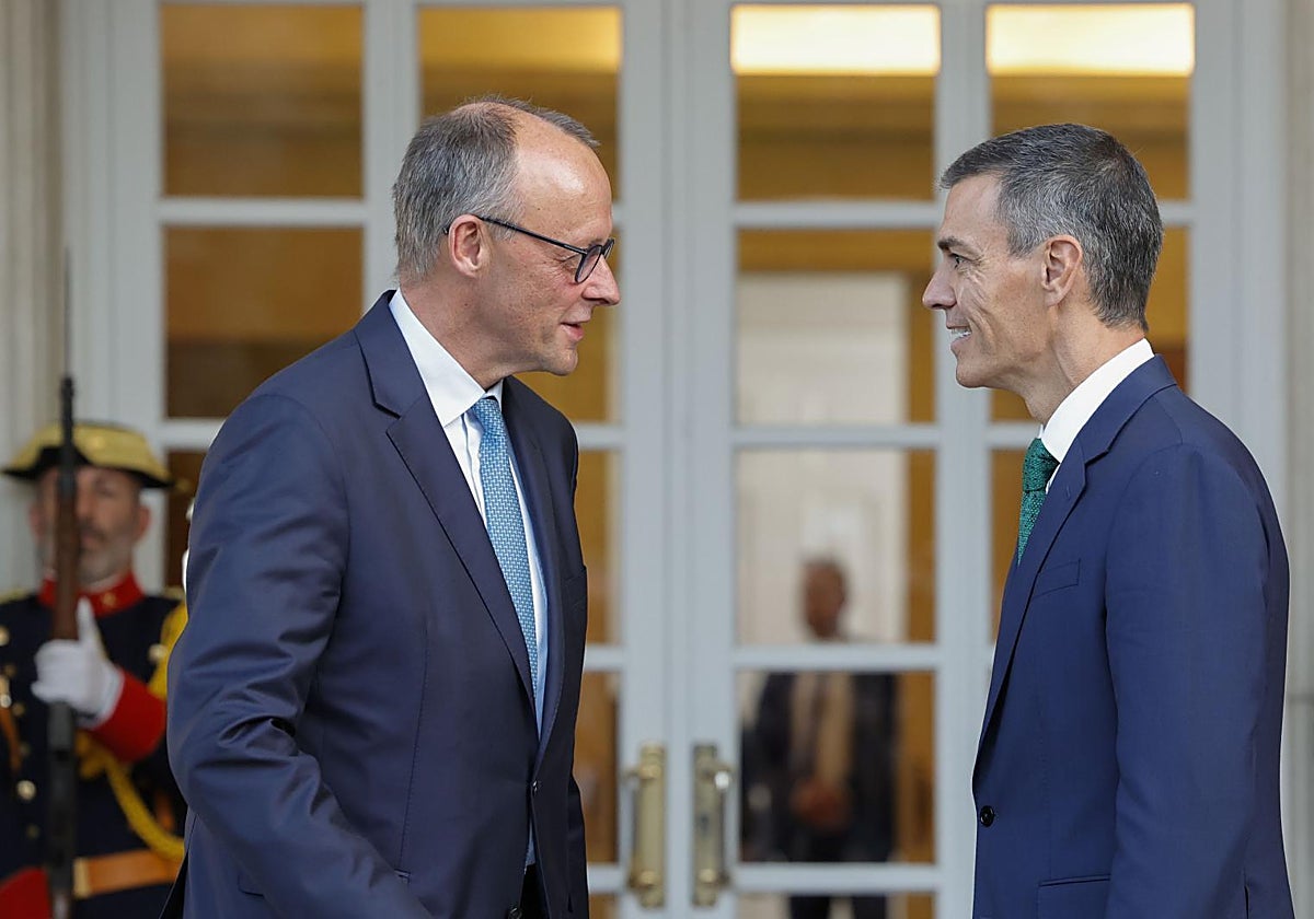 Sánchez con el canciller alemán este jueves en Moncloa