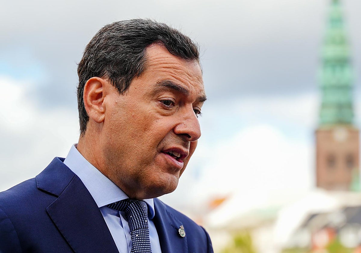 Juanma Moreno en Coopenhague