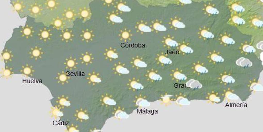Una lengua de aire frío llega a Andalucía: bajará 10 grados las temperaturas y traerá riesgo de lluvias a estas provincias