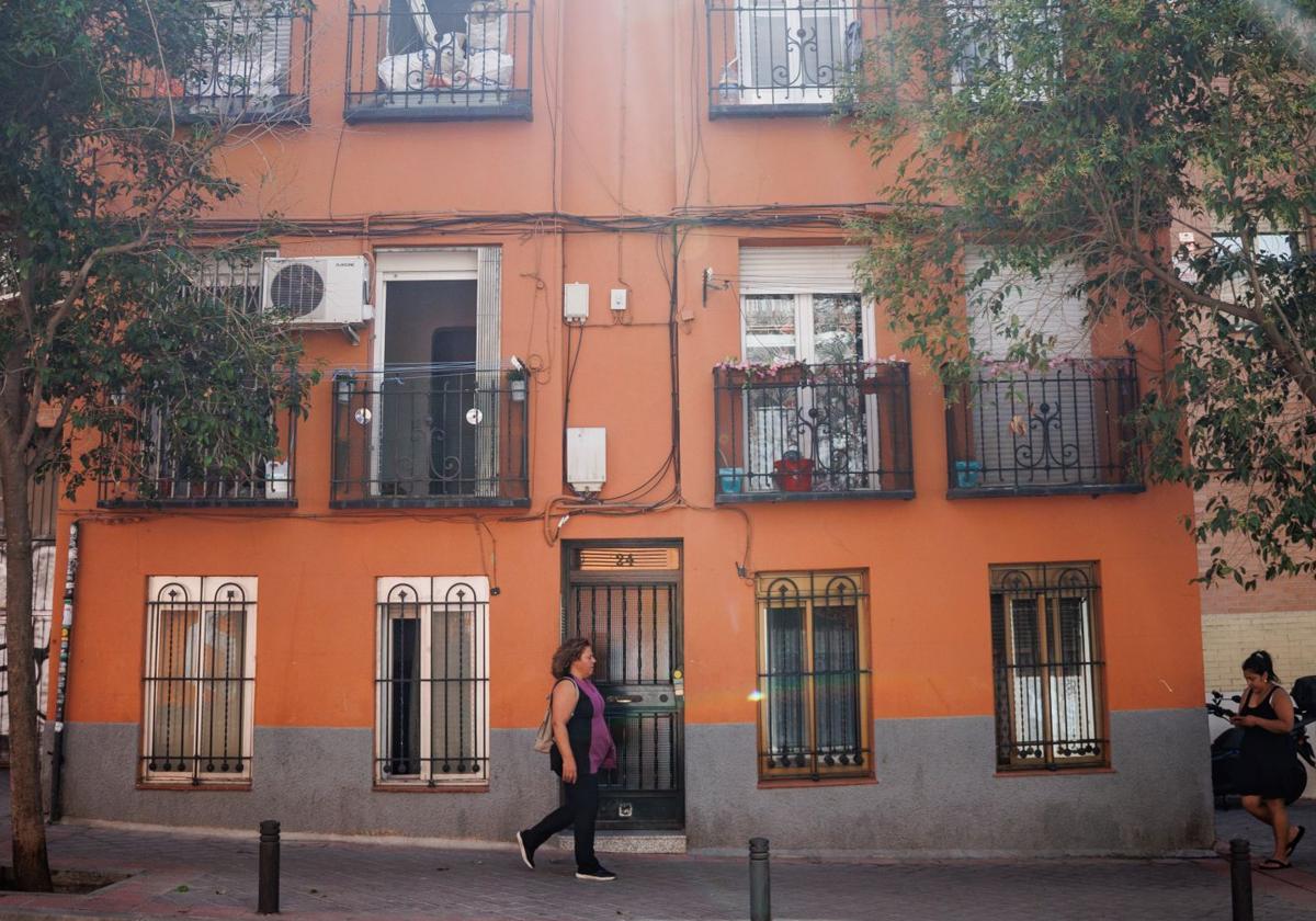 El lugar donde ocurrieron los hechos, ayer