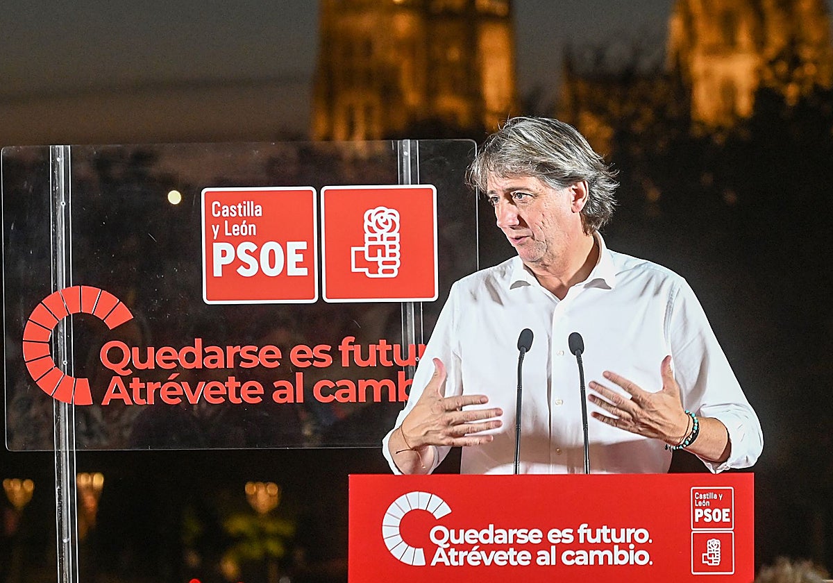 El secretario general del PSCyL, Carlos Martínez, en una foto de archivo reciente