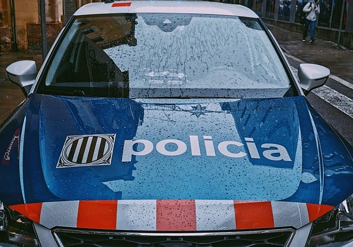 Vehículo de los Mossos d'Esquadra.