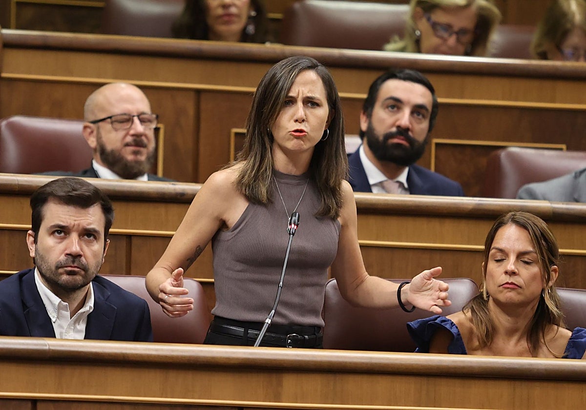 La secretaria General de Podemos, Ione Belarra