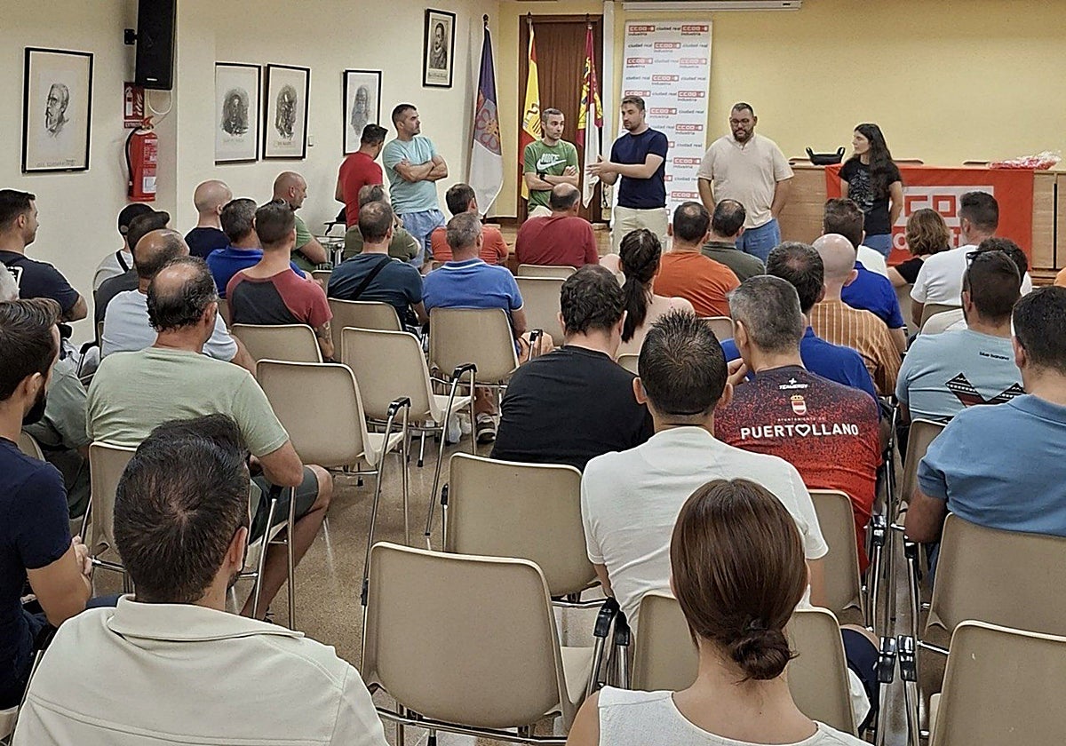 Asamblea de delegados del Metal en la comarca de Daimiel