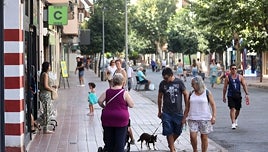 El ambiente comercial en la Viñuela, en imágenes