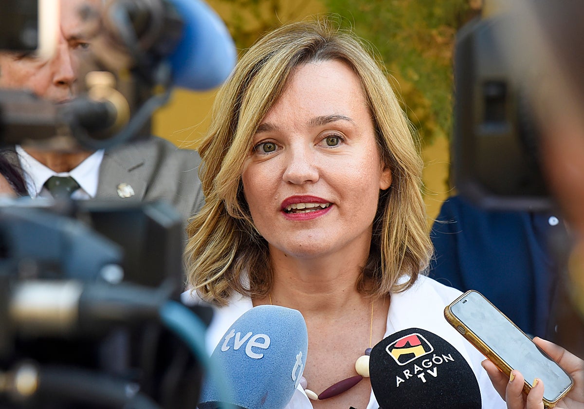 La ministra de Educación, Formación Profesional y Deportes, Pilar Alegría