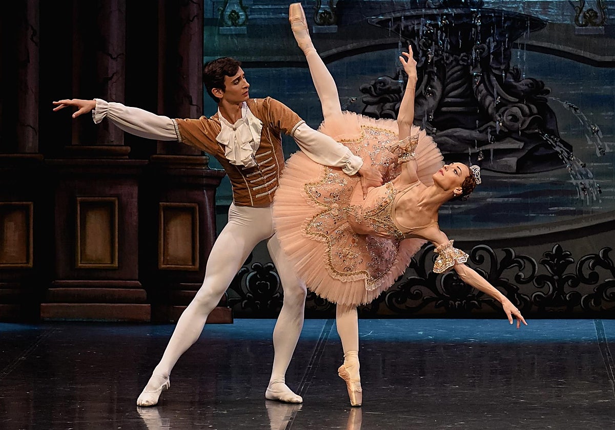 Escena del ballet 'La bella durmiente'