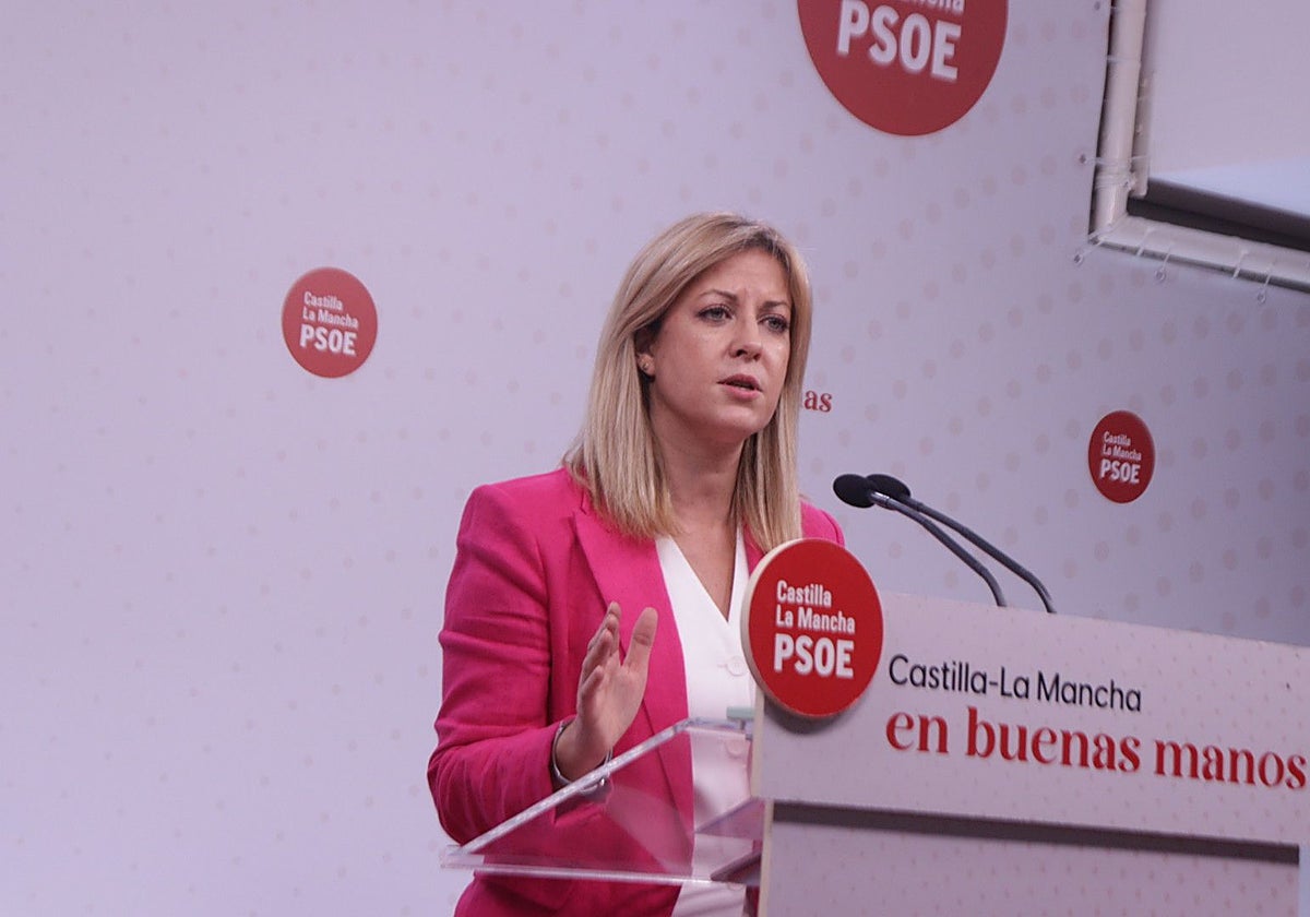 Ana Isabel Abengózar, portavoz del PSOE en las Cortes regionales