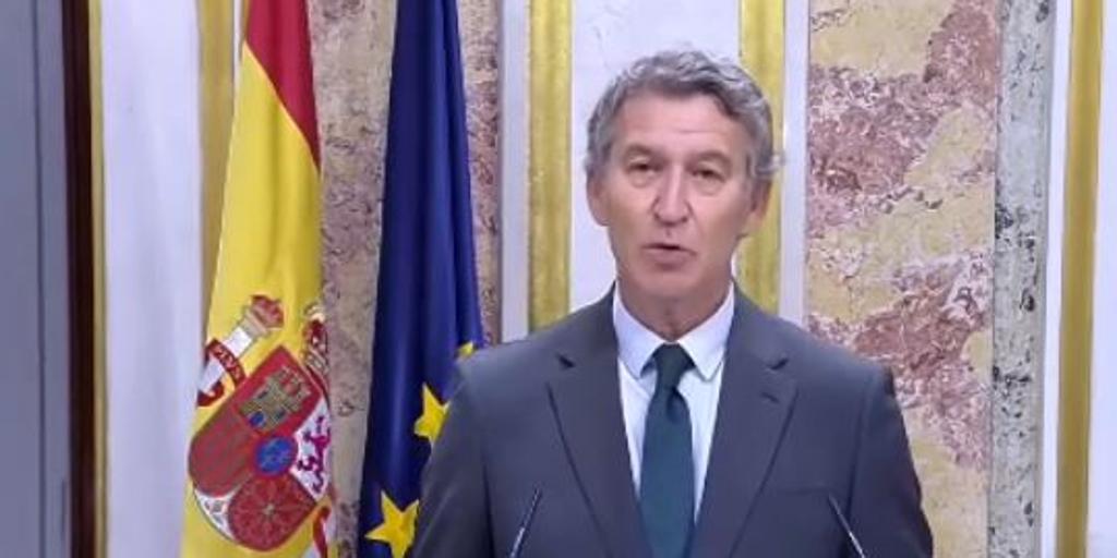 Feijóo responsabiliza a Sánchez del «lodazal» de corrupción: «La persecución judicial ya no cuela»