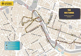 15K Nocturna de Valencia este sábado 27 de septiembre: cómo llegar, transporte público y cortes de tráfico