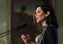 Ayuso: «Lo de acusarnos de 'dumping fiscal' es cara dura y querer igualarnos a la baja»