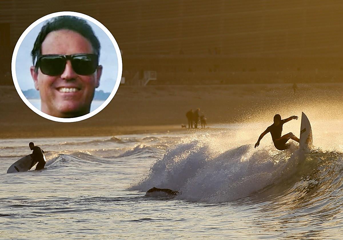 Luto en Santander por la muerte de un surfista a los 51 años: sus amigos se despedirán de él con un funeral hawaiano