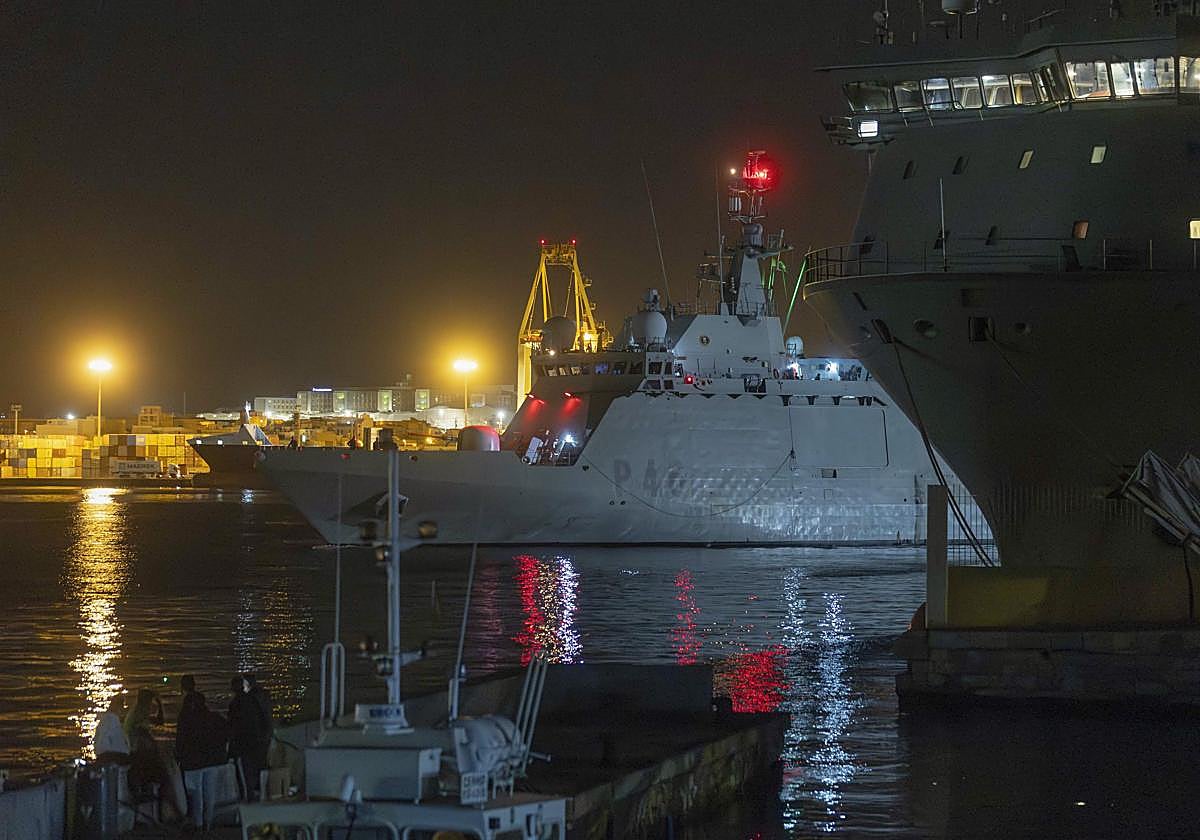 El buque Furor ha zarpado de Cartagena durante la madrugada.