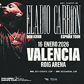 Eladio Carrión se subirá al escenario del Roig Arena el 16 de enero