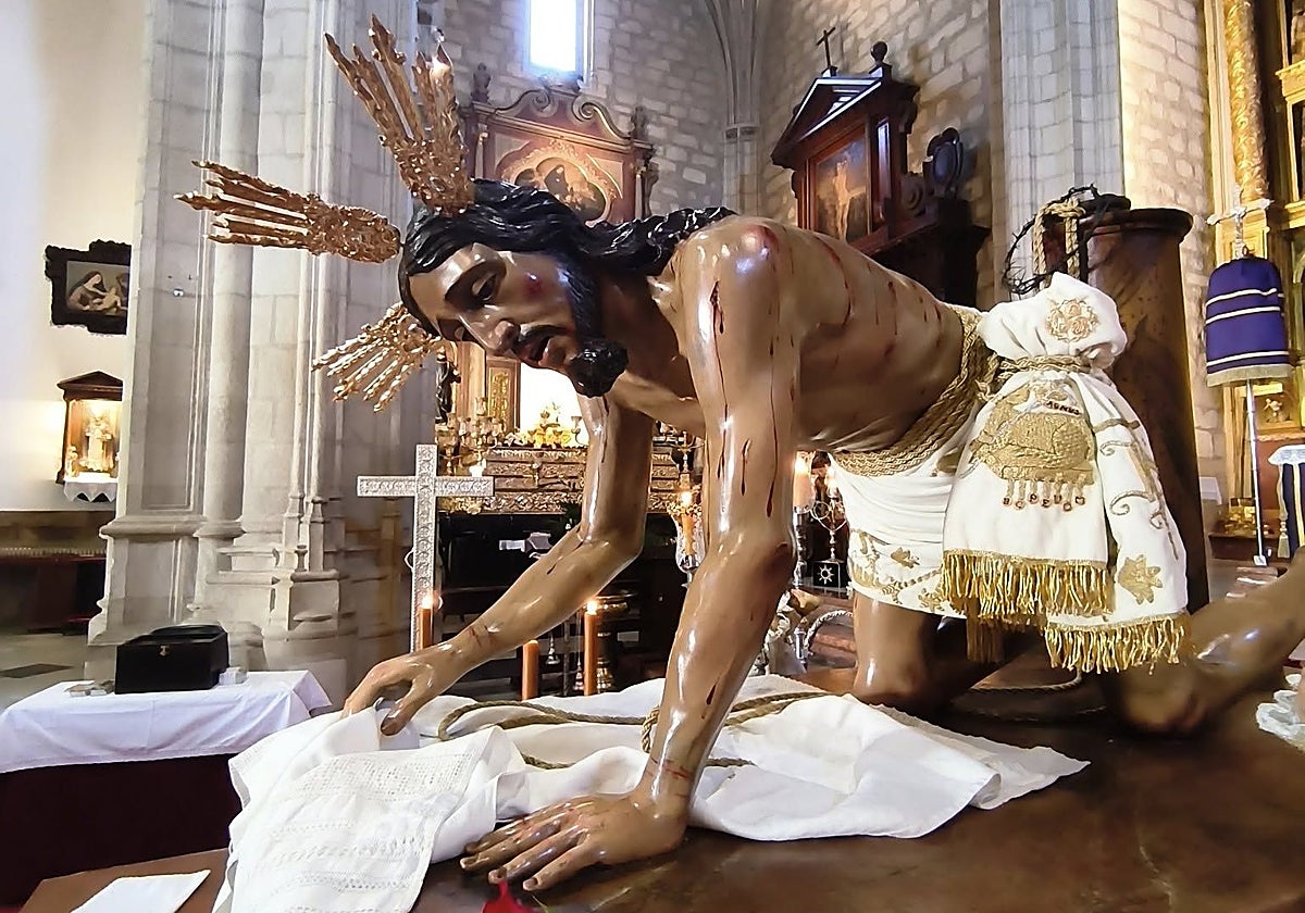 El Cristo de la Humillación, a finales de marzo