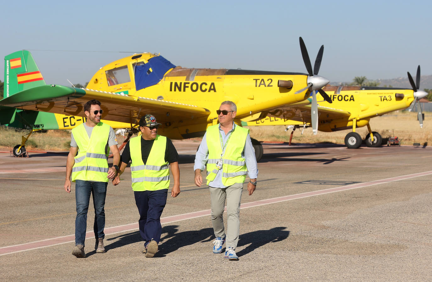 En imágenes, los efectivos del Infoca que sofocaron el incendio más devastador del verano en Córdoba