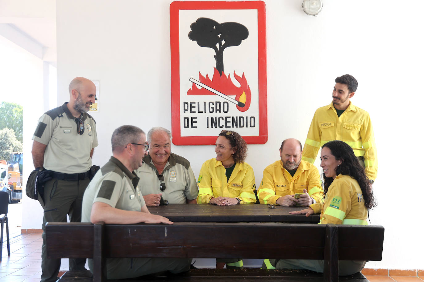 En imágenes, los efectivos del Infoca que sofocaron el incendio más devastador del verano en Córdoba