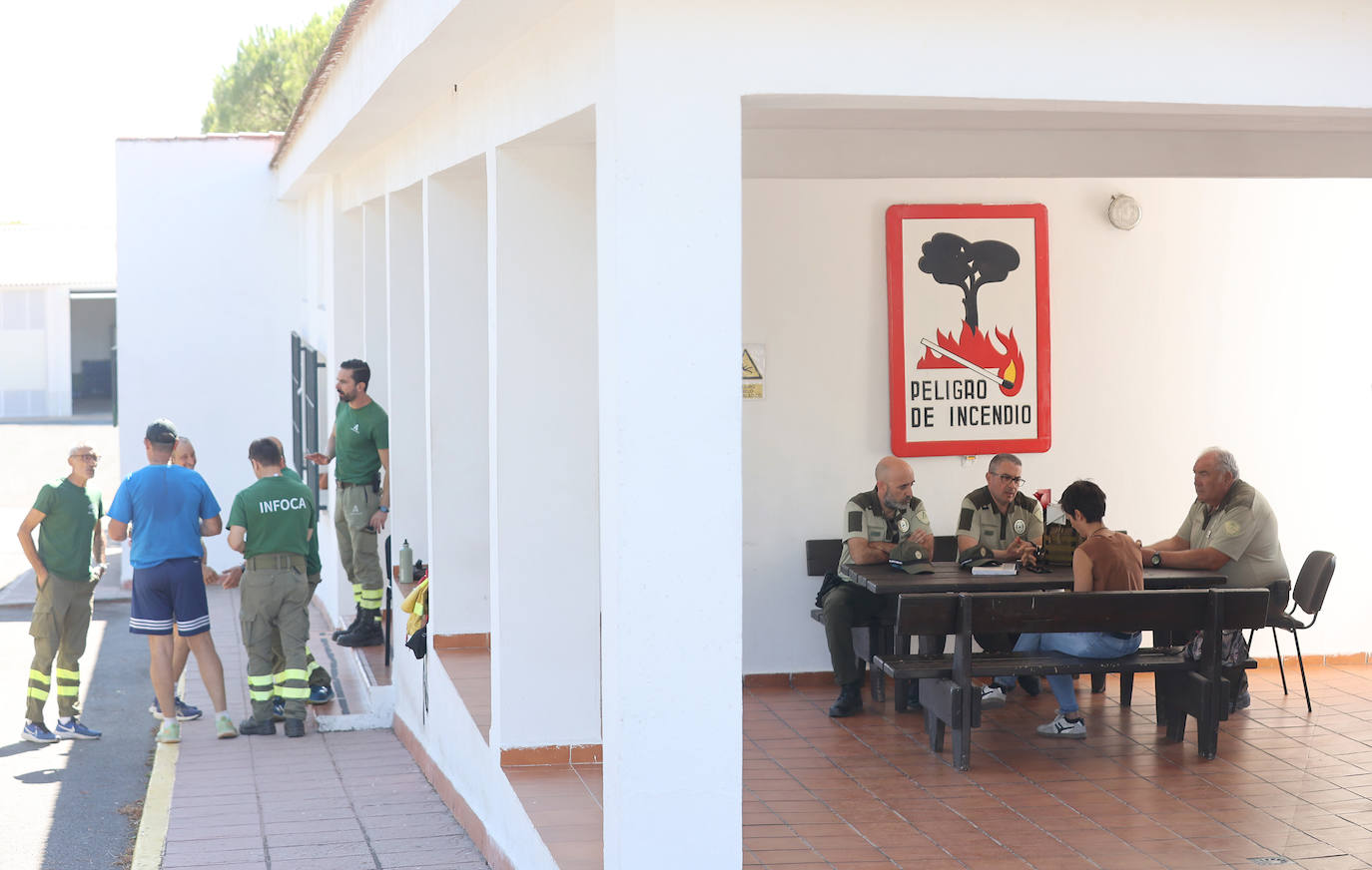 En imágenes, los efectivos del Infoca que sofocaron el incendio más devastador del verano en Córdoba