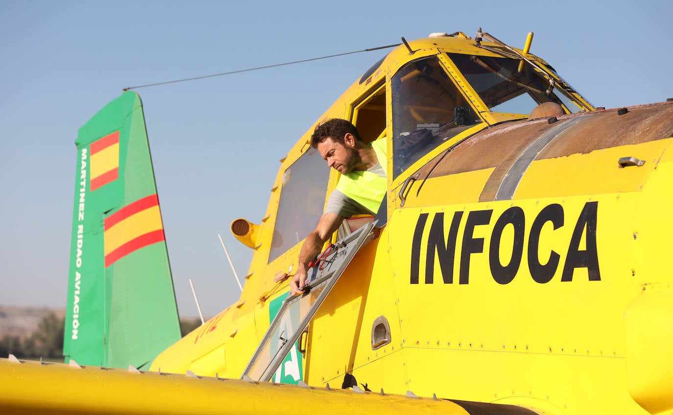 En imágenes, los efectivos del Infoca que sofocaron el incendio más devastador del verano en Córdoba