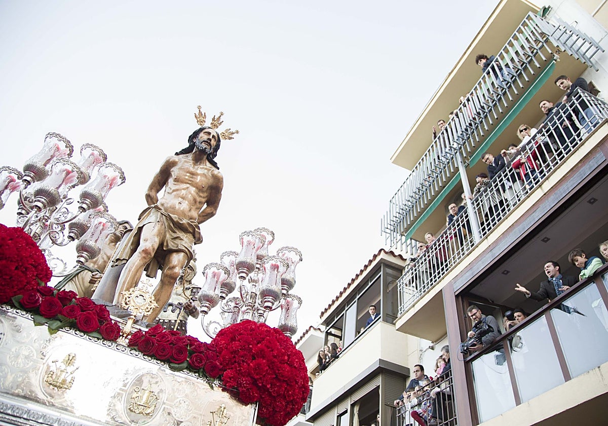 Jesús de la Columna de Lucena, en imagen de archivo