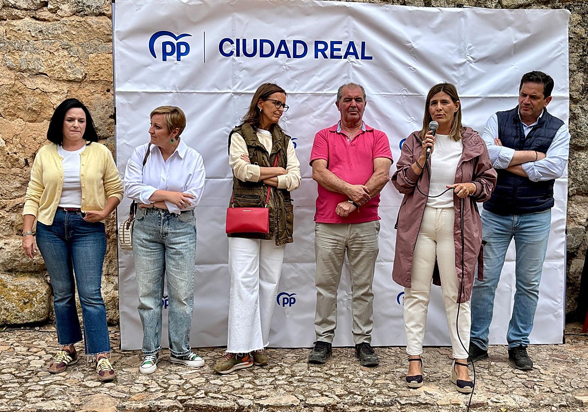 La secretaria general del PP de Castilla-La Mancha, Carolina Agudo, ha visitado este domingo Carrión de Calatrava