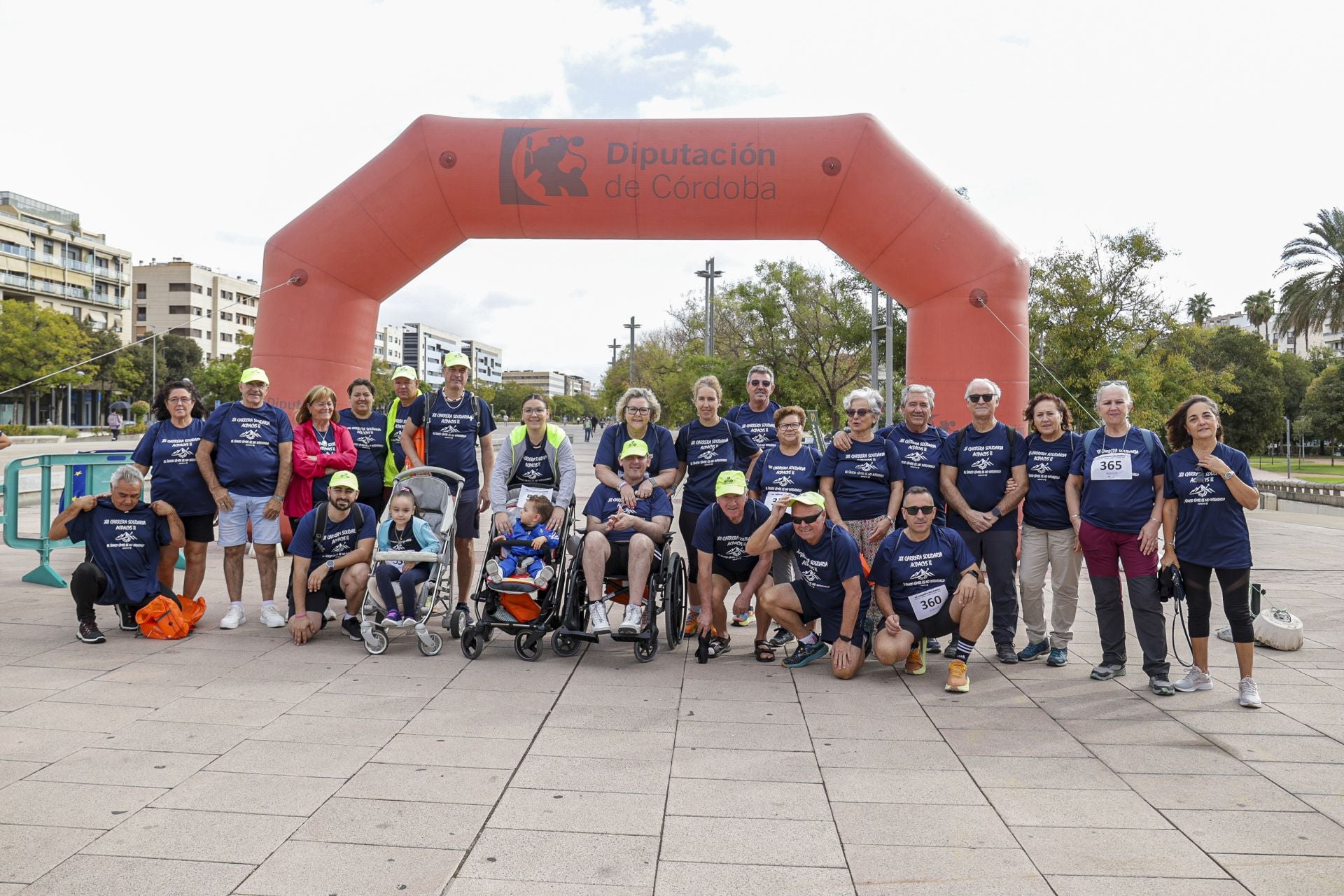 La solidaria carrera de la Asociación Cordobesa de Parálisis Cerebral, en imágenes