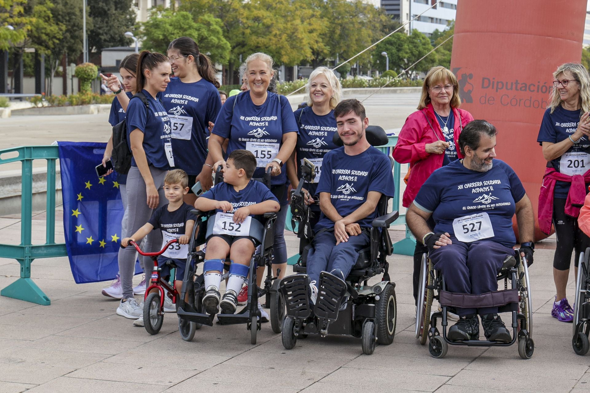 La solidaria carrera de la Asociación Cordobesa de Parálisis Cerebral, en imágenes