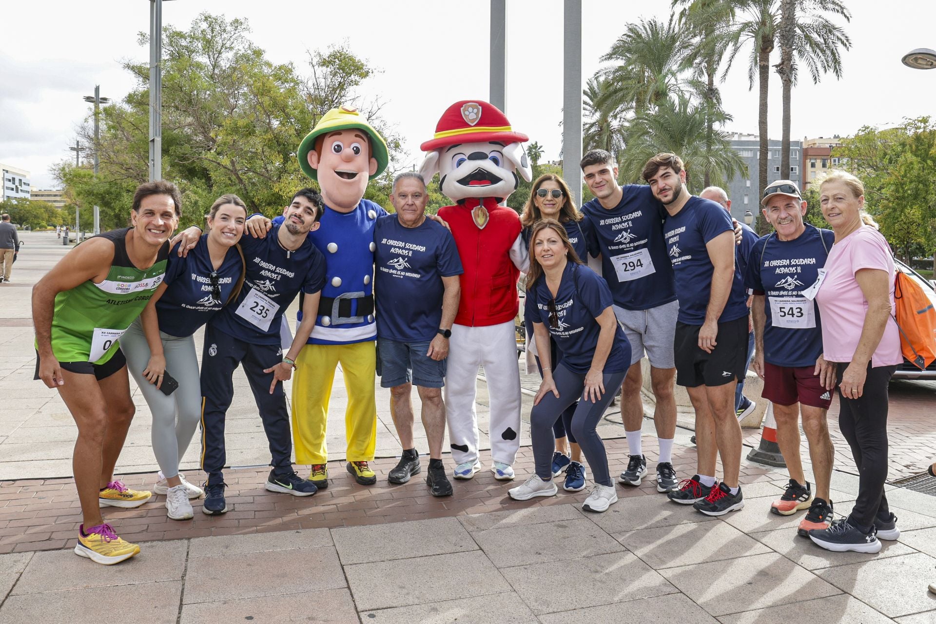 La solidaria carrera de la Asociación Cordobesa de Parálisis Cerebral, en imágenes