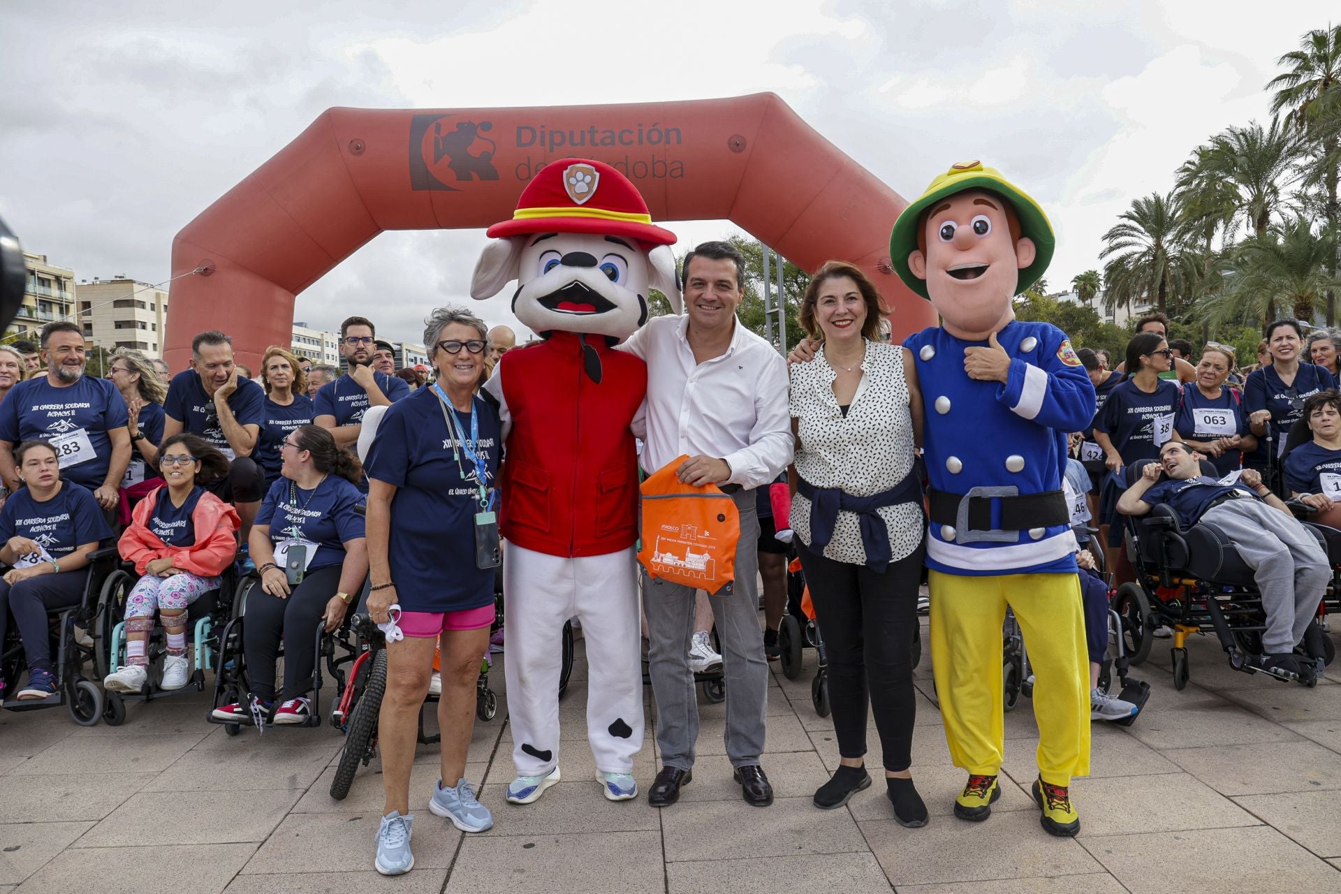 La solidaria carrera de la Asociación Cordobesa de Parálisis Cerebral, en imágenes