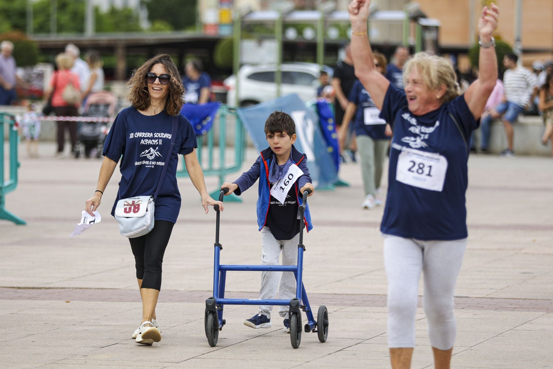 La solidaria carrera de la Asociación Cordobesa de Parálisis Cerebral, en imágenes