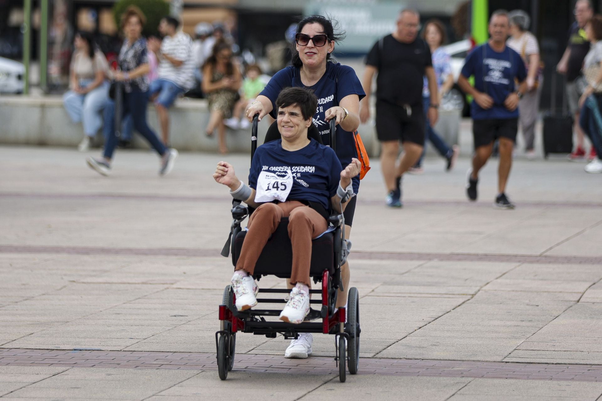 La solidaria carrera de la Asociación Cordobesa de Parálisis Cerebral, en imágenes