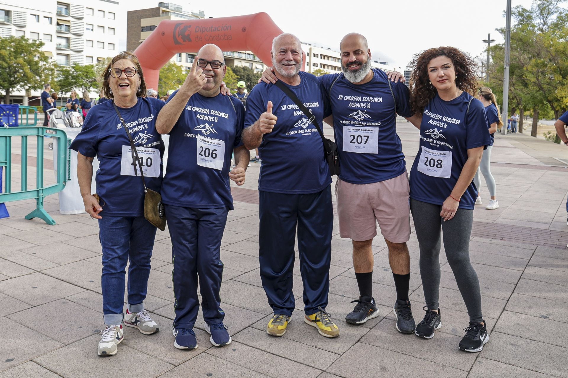La solidaria carrera de la Asociación Cordobesa de Parálisis Cerebral, en imágenes
