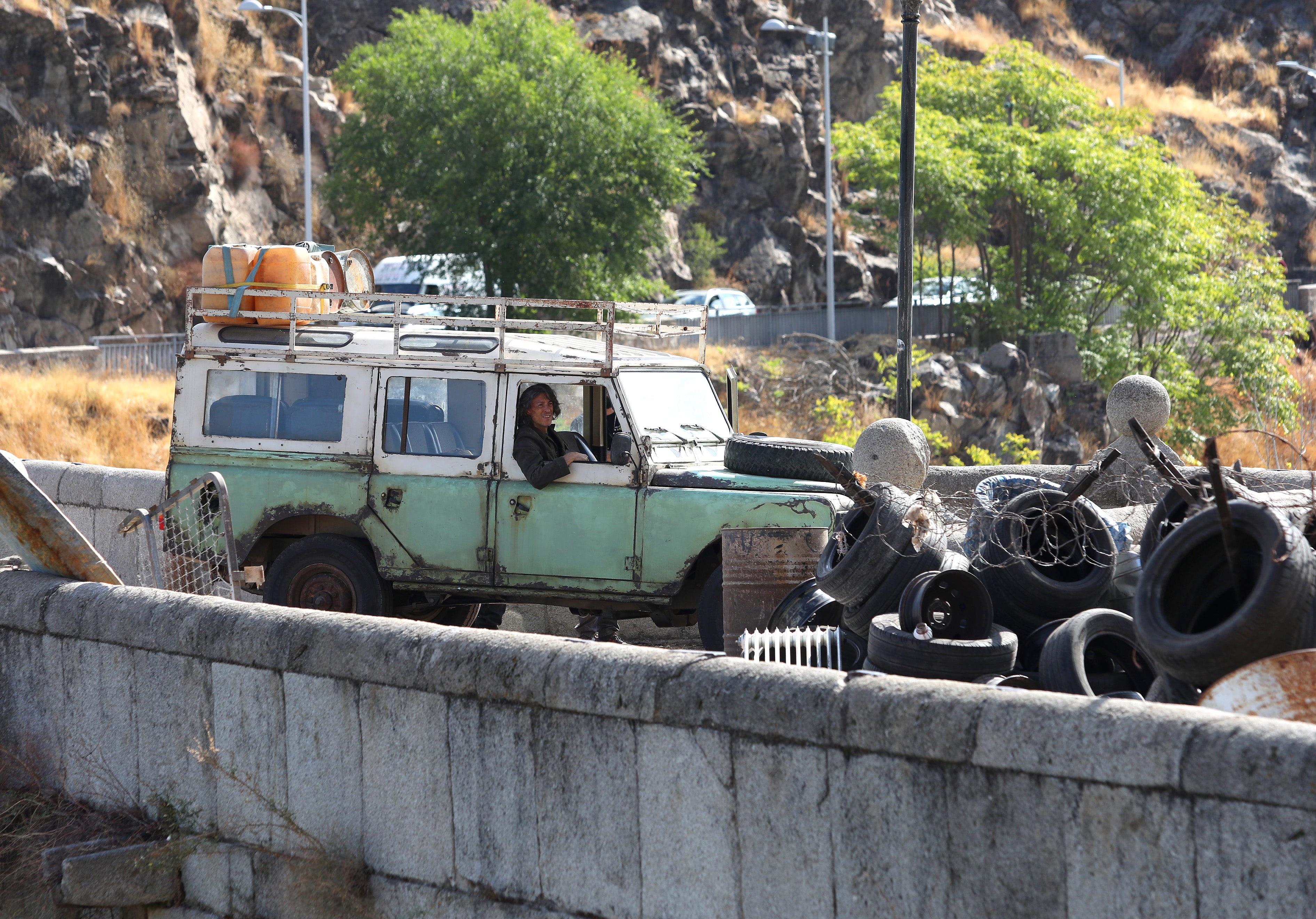 Expectación y hermetismo en el rodaje de &#039;The walking dead&#039; en Toledo
