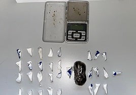 Dos detenidos y otro investigado por tráfico de drogas en Encinas Reales