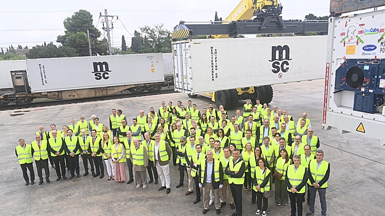 Inauguran la terminal intermodal LiteraTIM en Huesca para vertebrar el territorio vía ferrocarril