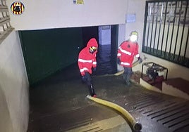 El temporal descarga con fuerza durante toda la noche en Valencia y la zona dana