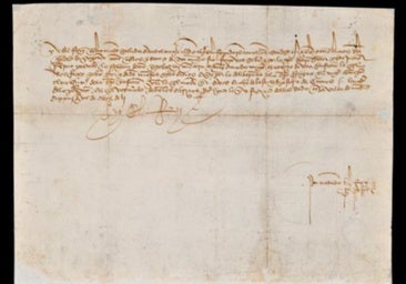 Vuelve a Segovia restaurada la carta de l rey Juan II en la que anuncia el nacimiento de Isabel la Católica