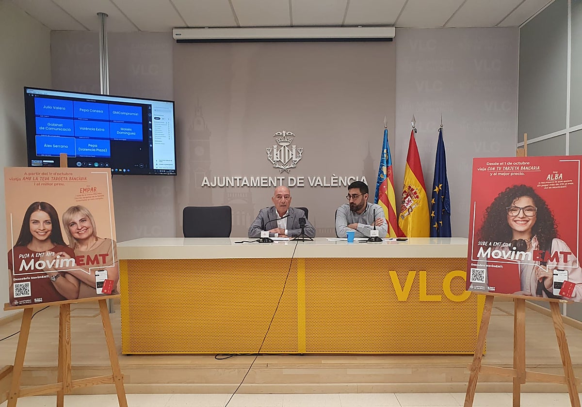 Imagen de la presentación de las novedades de la EMT