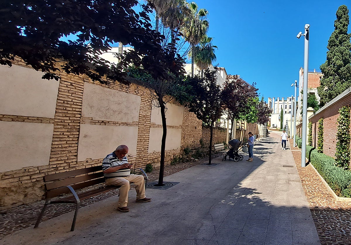 Acceso al Jardín de Orive desde Capitulares por el oeste