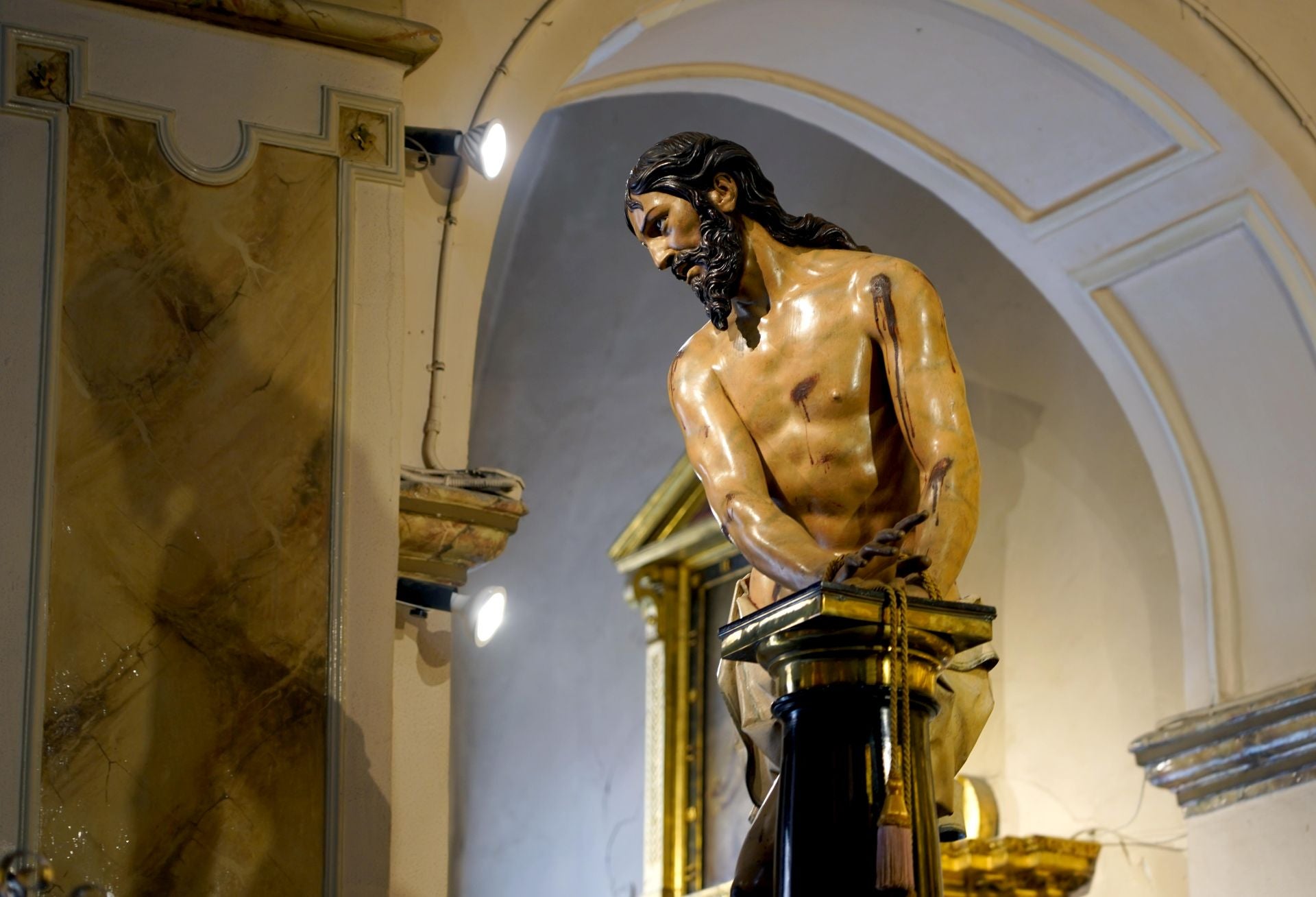 Talla de Gregorio Fernández 'Cristo Atado a la Columna' de la Cofradía de la Vera Cruz de Valladolid