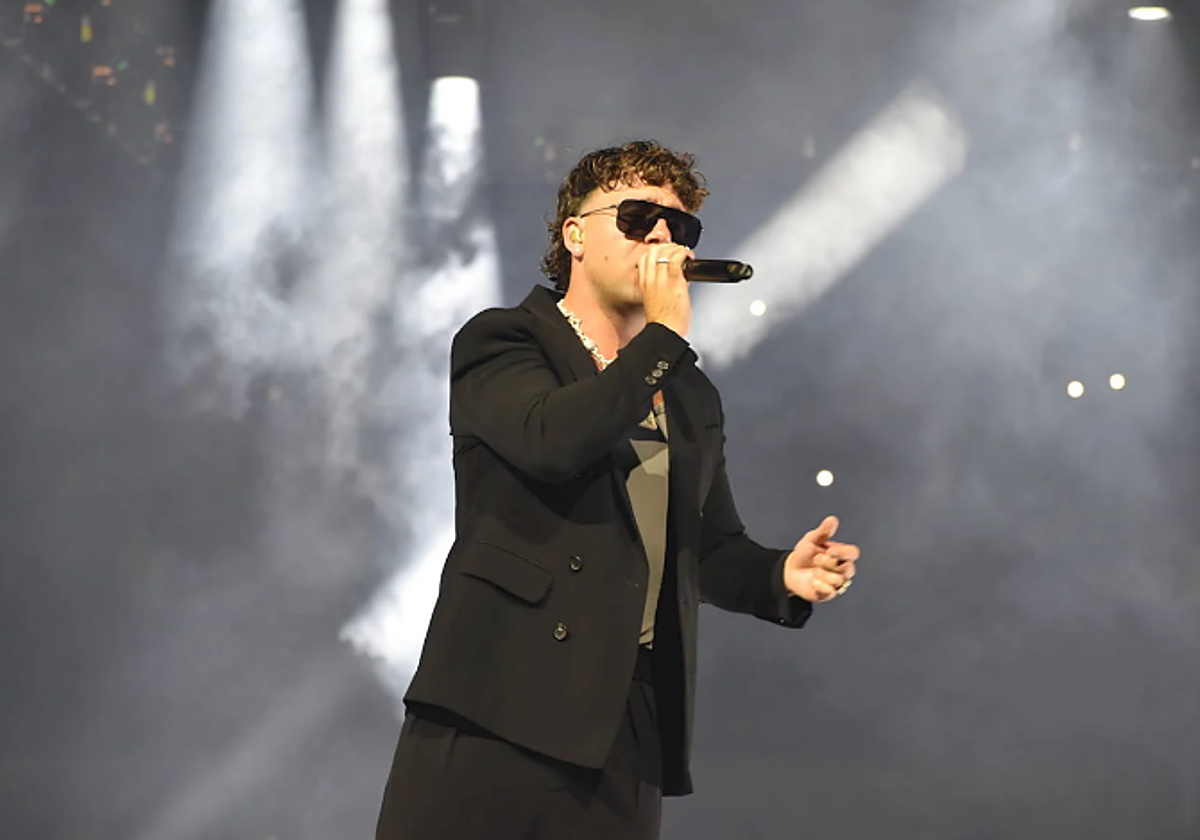 Quevedo en su actuación en el Martín Carpena en Málaga