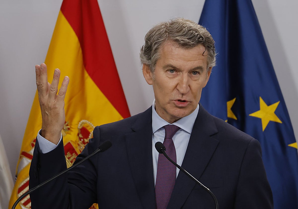 Alberto Núñez Feijóo en el Foro La Toja