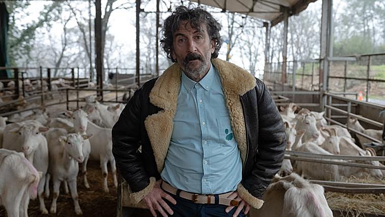 Luis Zahera en la granja de 'Animal'