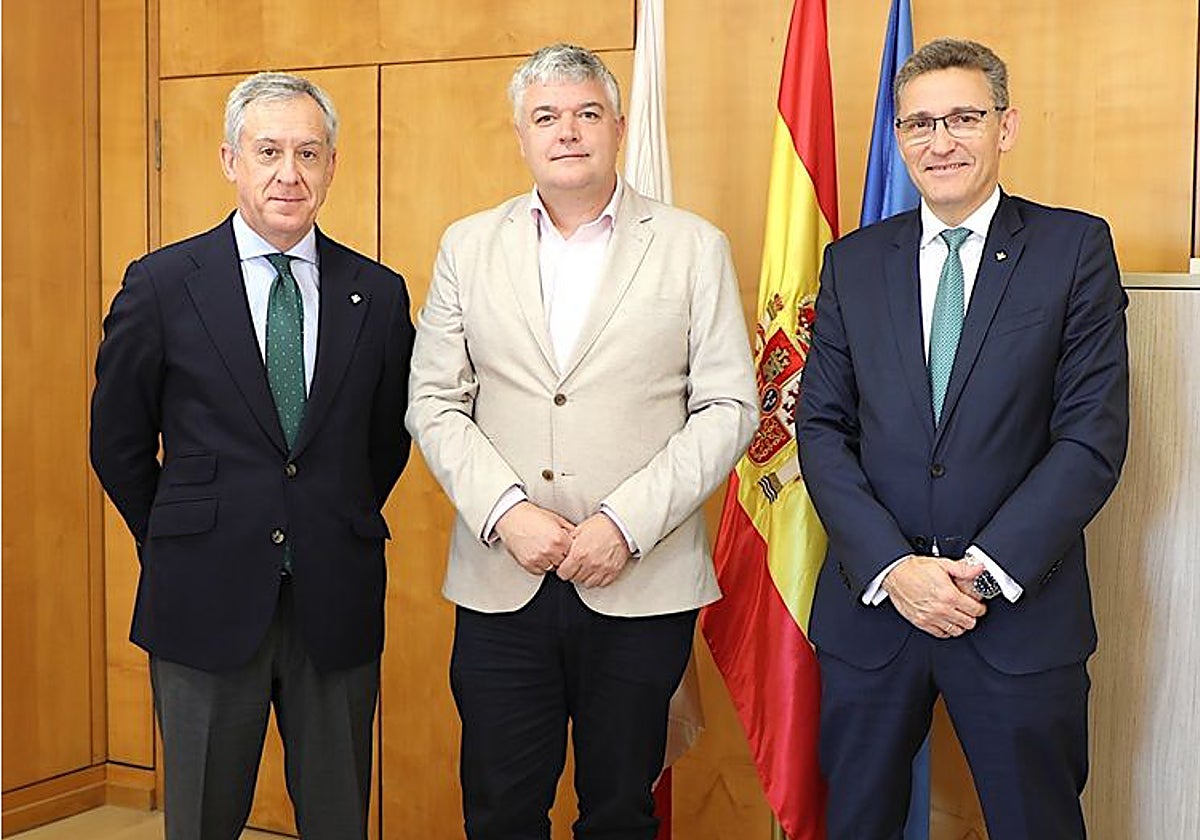 Javier López Martín, Luis Ángel Agüeros y Víctor Manuel Martín