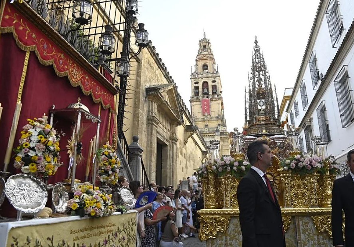 La Custodia de Arfe, en la procesión del Corpus del 22 de junio